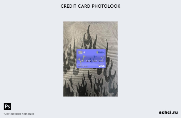 цифровая загрузка Коста Рики Banco Nacional Bank Visa Card фотоизображение перед